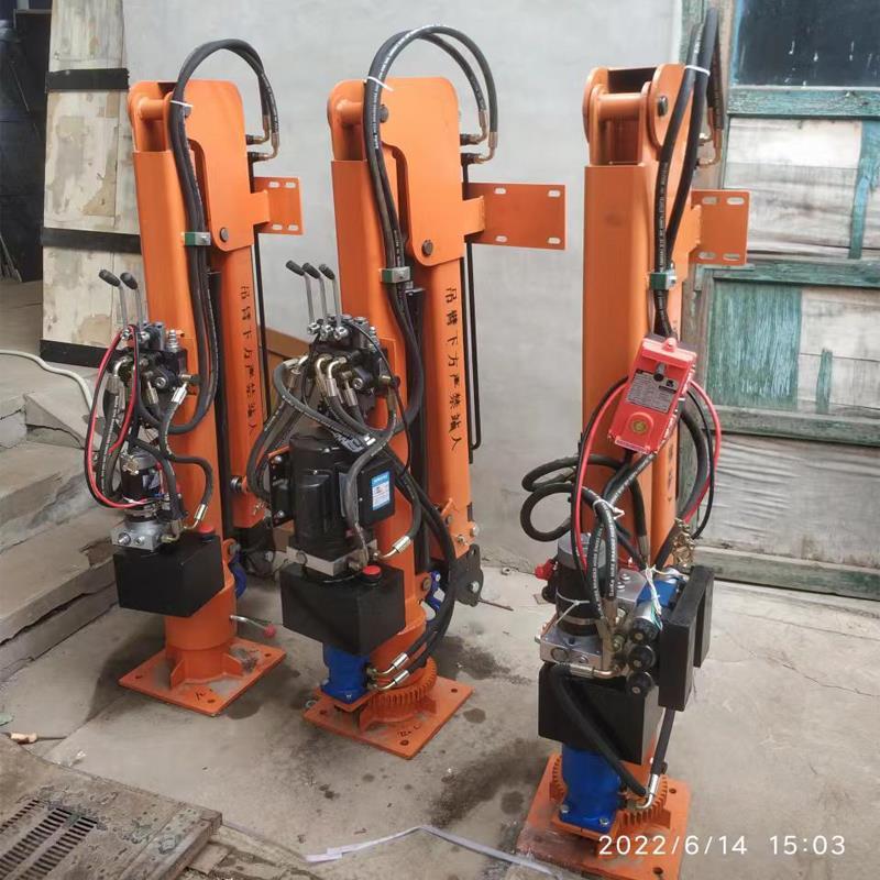 石碇区重汽蓝牌随车吊 3.2吨 国六动力强 液压驱动 农用自卸起重机